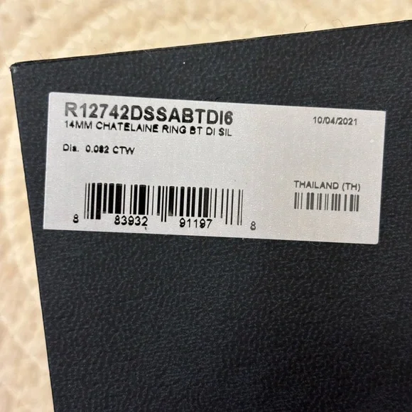 DAVID YURMAN 💙 Authentic Chatelaine® Ring - 14 mm - Picture 10 of 11